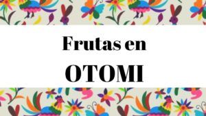 Diccionario Español otomi Frutas y verduras