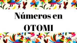 Numeros en Otomi Español